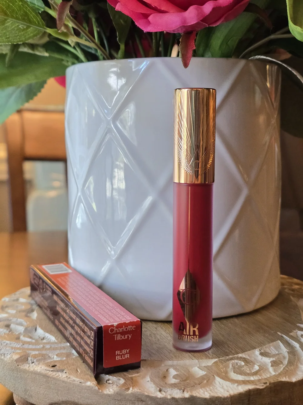 Charlotte Tilbury Airbrush Flawless Lip Blur Liquid Lipstick - RUBY BLUR